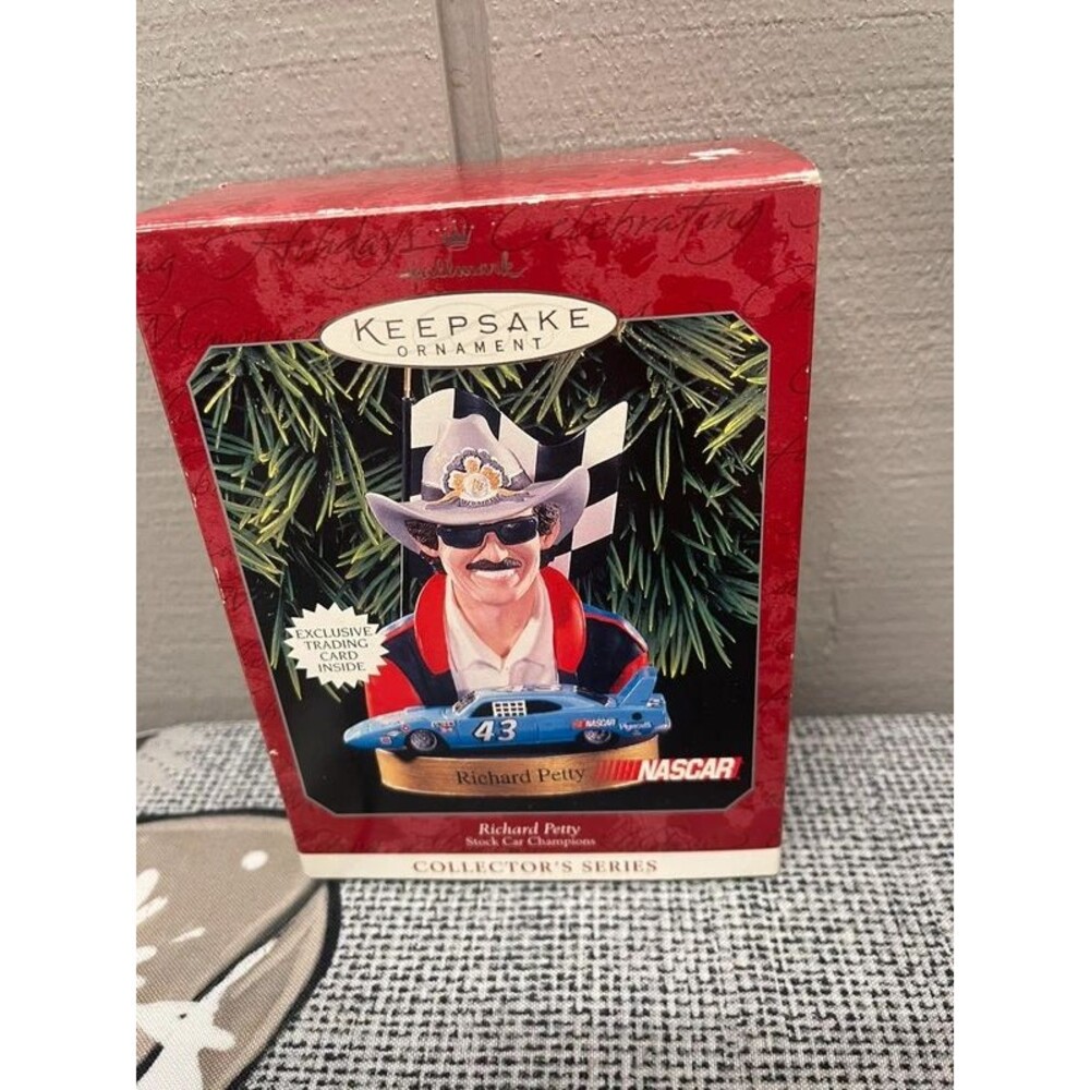 Richard Petty Christmas ornament vintage